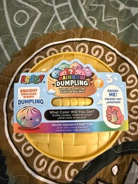 Krazy Rainbow Dumpling Squishy Fidget Toy - nwt